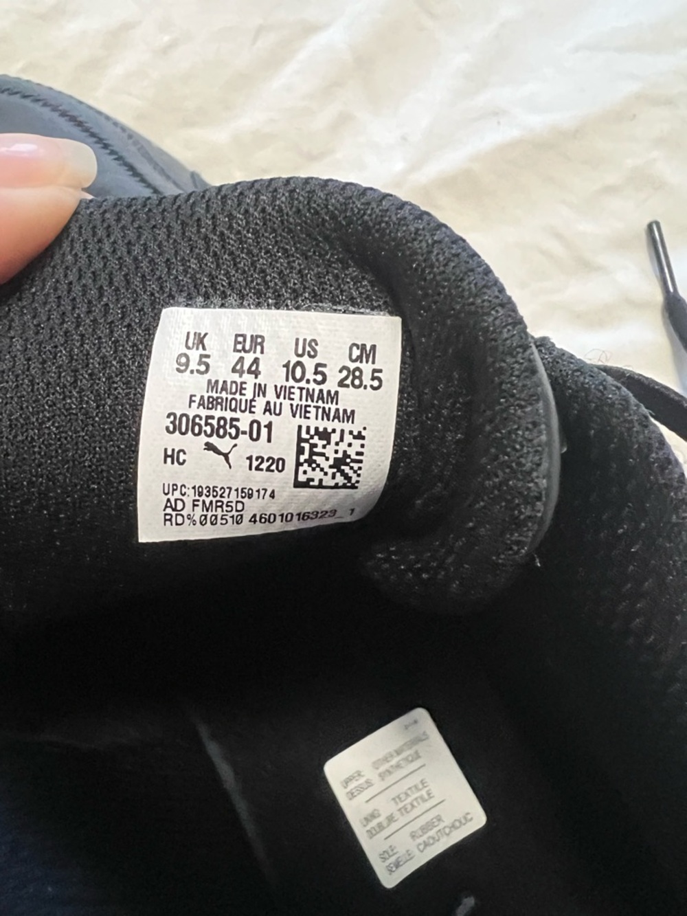 BMW M Motorsport Future Kart Cat leather trainers by PUMA Men's Black Low-Top - Picture 7 of 7